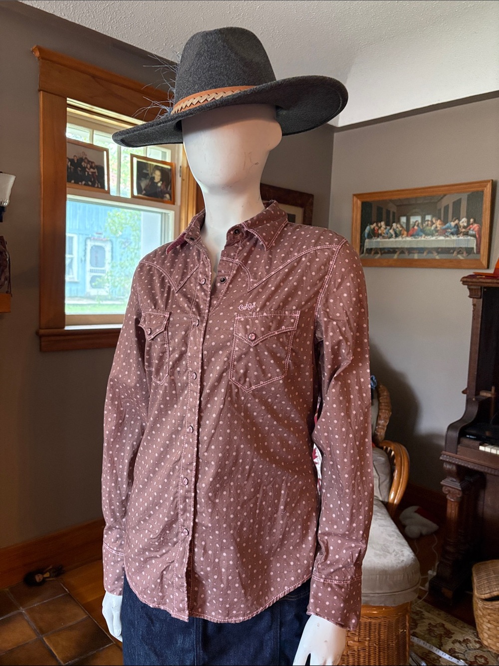 # 157 Cruel Girl Western Button-Down Shirt